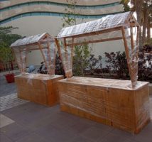 Wooden Food Cart for Sharjah Museum